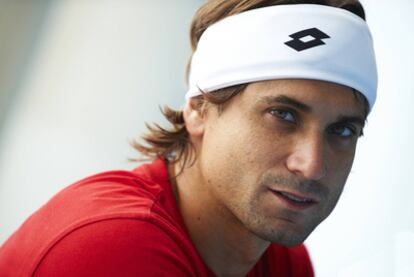 David Ferrer, el mes pasado en Valencia.