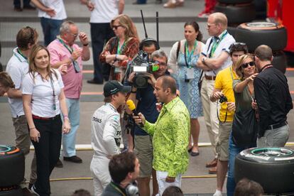 Ambiente en el paddock