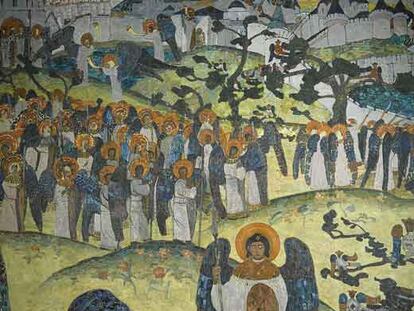 El <i>Tesoro de los ángeles</i>, de Nikolái Roerich.