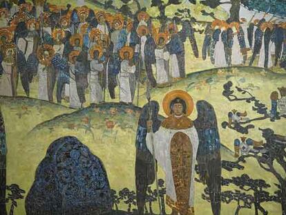 El <i>Tesoro de los ángeles</i>, de Nikolái Roerich.