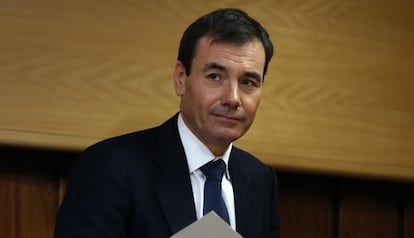 Tomás Gómez, esta semana en la Asamblea de Madrid.