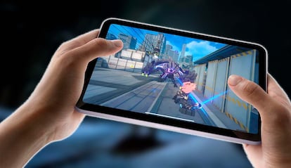 Jugar con el tablet iPad mini