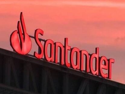 Logotipo de Banco Santander