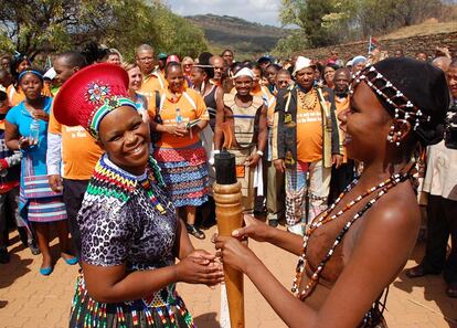 Marcha de 'Ubuntu Conscious South Africa', en 2013.