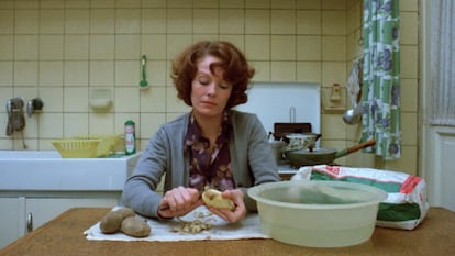 Delphine Seyrig, en 'Jeanne Dielman, 23 quai du Commerce 1080 Bruxelles', de Chantal Akerman