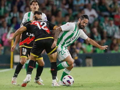 Isco, durante el partido de Liga del Betis ante el Rayo Vallecano.