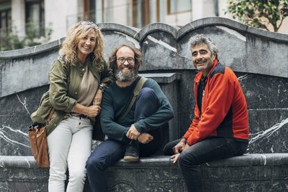 Nati Agiriano, Rubén de Pedro y Josemi Gutiérrez, un equipo de psiquiatría para personas sin techo.
