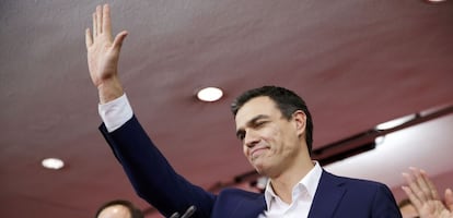 El l&iacute;der del Partido Socialista, Pedro S&aacute;nchez.