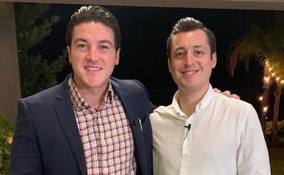 Samuel García y Luis Donaldo Colosio, en una imagen compartida por el actual gobernador de Nuevo León en sus redes sociales, en 2019.