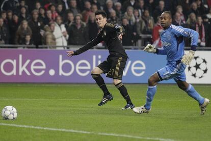 José Callejón marcó el último gol de la noche, con el Ajax rendido y eliminado.