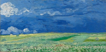 'Campos de trigos con nubarrones', 1890, Van Gogh. Cortesía del Museo del pintor en Ámsterdam.