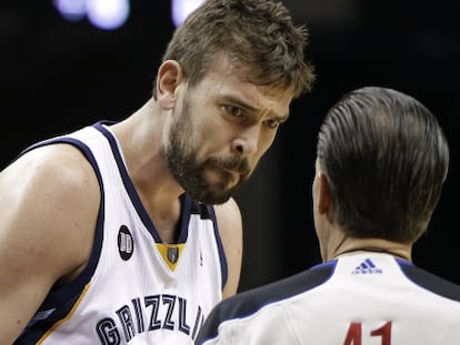 Marc Gasol, en el partido contra los Clippers.