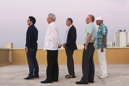 Juan Gabriel Vázquez, Mario Vargas Llosa (Peru), Erri De Luca, Davi Grossman (Israel) e Eduardo Sacheri. 