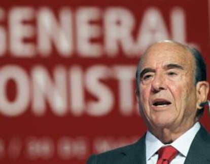 El presidente del Banco Santander, Emilio Botín. EFE/Archivo