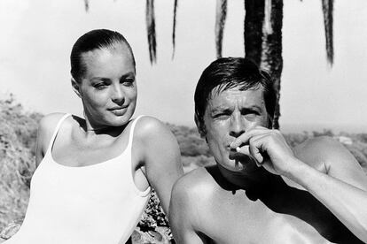 Alain Delon y Romy Schneider trasladaron su química en la vida real en la que fueron pareja a la película.