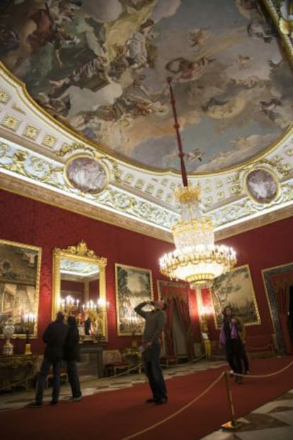 Los frescos de la mansión fueron pintados por artistas como Anton Rafael Mengs o Juan Bautista Tiepolo