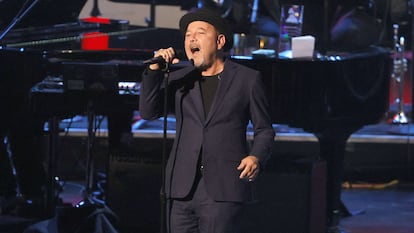 Ruben Blades, en la gala en Las Vegas donde recibió  un homenaje en 2021.