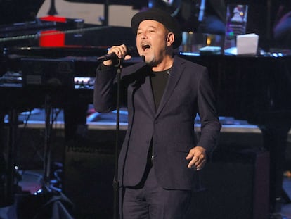 Ruben Blades, en la gala en Las Vegas donde recibió  un homenaje en 2021.