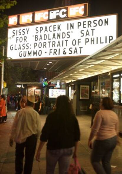 Entrada al IFC Center cinema, en el West Village, Nueva York.