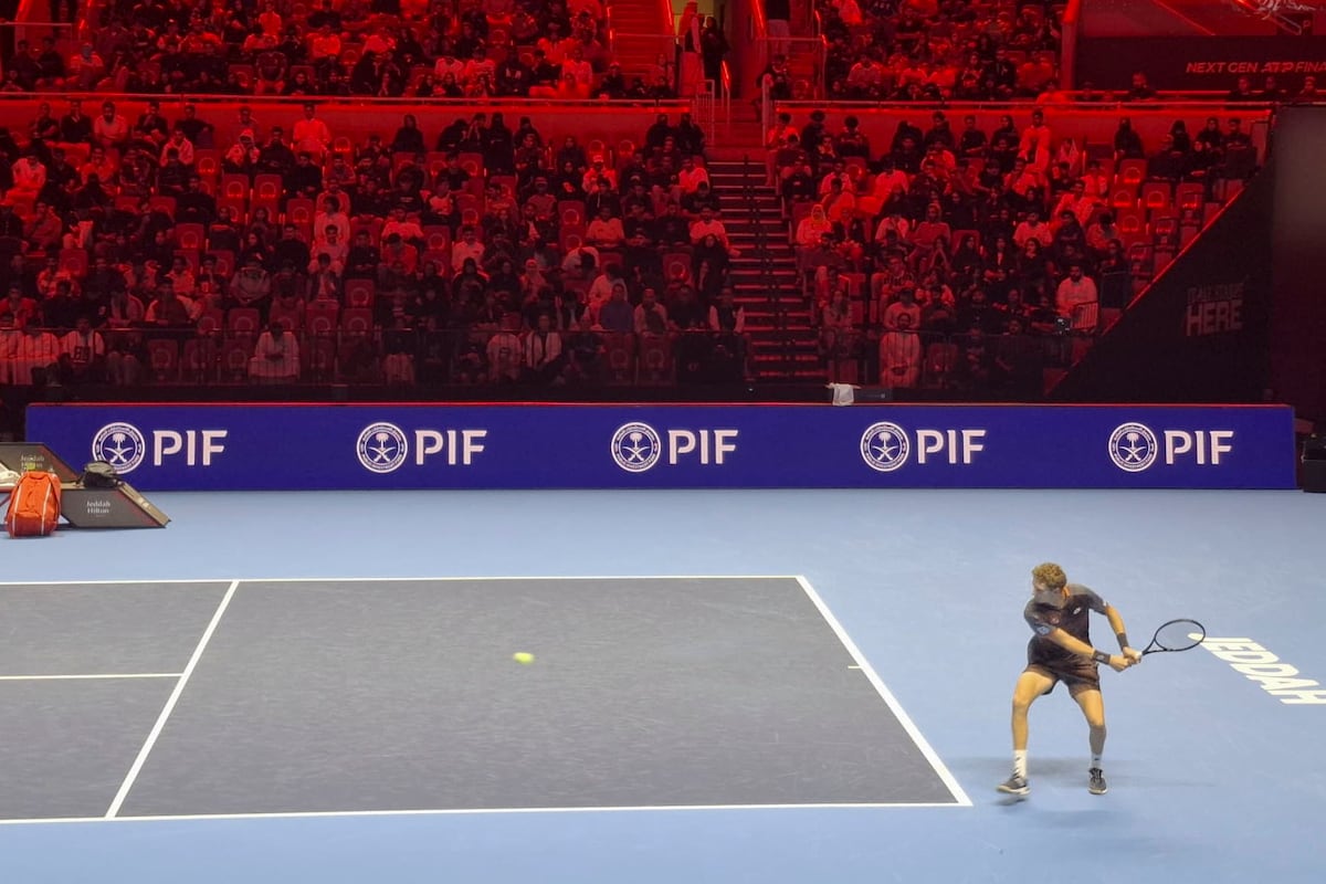 Rafa Jódar desmonta a Martín Landaluce pero cae eliminado tras una desafortunada carambola en las Next Gen Finals 