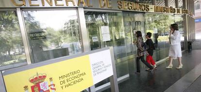 La Direcci&oacute;n General de Seguros y Fondos de Pensiones, en Madrid.