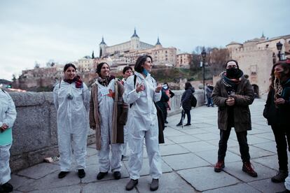 Uno de los talleres culturales organizados en Toledo, por la Red de Espacios y Agentes de la Cultura Comunitaria (REACC).