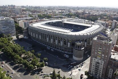 Estadio Santiago Bernabéu.