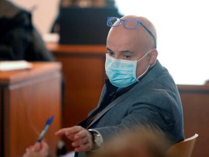 José Manuel López Pérez 'Coté', en el banquillo de la Audiencia Provincial de A Coruña.