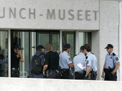 Fotografía de archivo del museo Munch de Oslo, tras el robo de 'El Grito' en 2004.