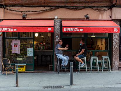 Bar Buenavista en el barrio de Hostafrancs de Barcelona.