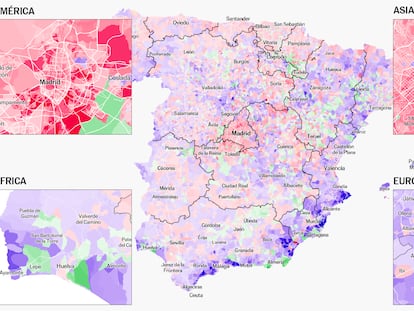 ¿De dónde son tus vecinos? El mapa calle a calle de los extranjeros