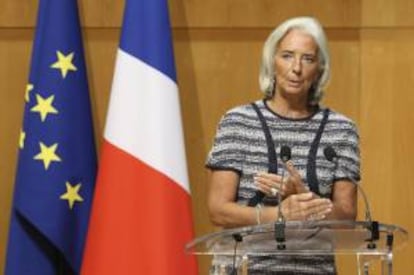 En la imagen, la directora gerente del Fondo Monetario Internacional (FMI), Christine Lagarde. EFE/Archivo