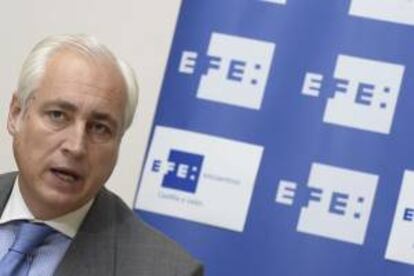 El presidente del Tribunal Superior de Justicia, José Luis Concepción, durante su participación en Efe Encuentros Castilla y León, un nuevo espacio de diálogo e intercambio de ideas entre un personaje de actualidad y medios de comunicación.
