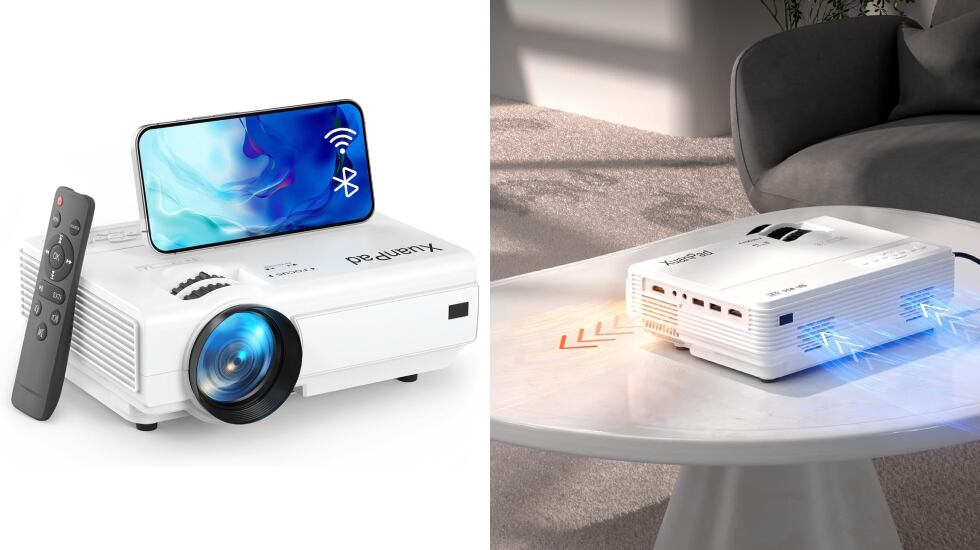 Proyector portátil con calidad de imagen Full HD.