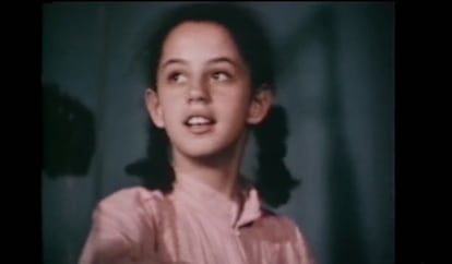 Claudia Sheinbaum en su infancia.