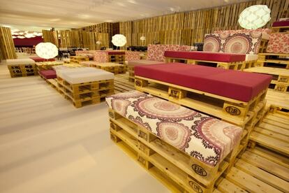 La sala VIP de Arco diseñada por Teresa Sapey y decorada con artículos de Ikea.