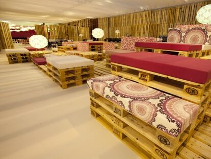 La sala VIP de Arco diseñada por Teresa Sapey y decorada con artículos de Ikea.