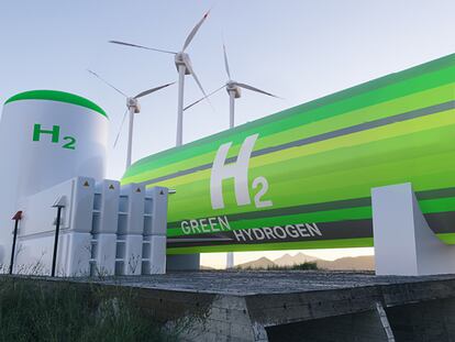 Instalación de hidrógeno verde de Avangrid, filial de Iberdrola, en una imagen facilitada por la empresa.
