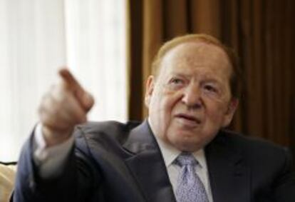 Sheldon Adelson, presidente de Las Vegas Sands.