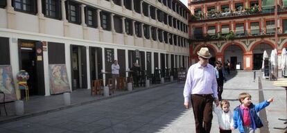 Una vista de la sede de Proc&oacute;rdoba, en la plaza de la Corredera.