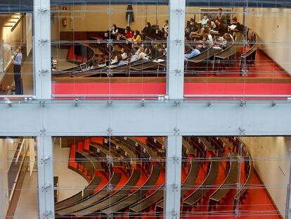 Aulas de la Universidad Pompeu Fabra (Barcelona).