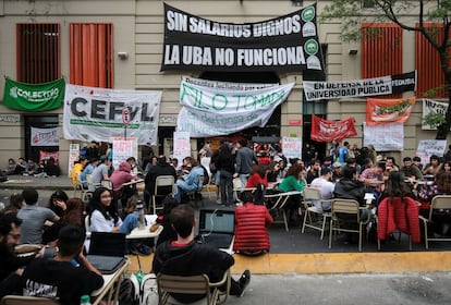 protesta universitaria en argentina