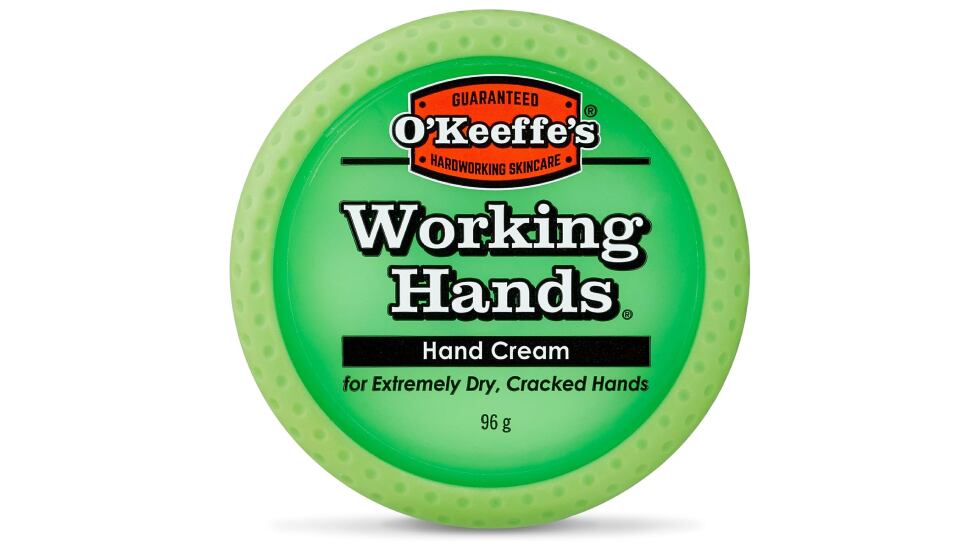 Crema O’Keeffe’s para manos secas y agrietadas.