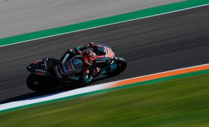 Fabio Quartararo este sábado en el circuito de Cheste. ¡