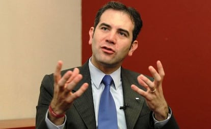 Lorenzo Córdova, consejero presidente del INE.