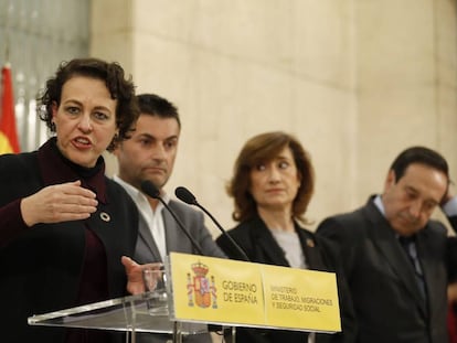 La ministra de Trabajo, Magdalena Valerio.