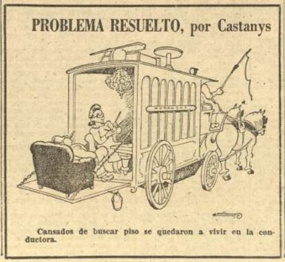 Acudit de Castanys a 'El Correo Catalán' l'1 de juny del 1946.