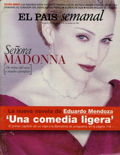 'Señora Madonna', portada del 17 de noviembre de 1996. 