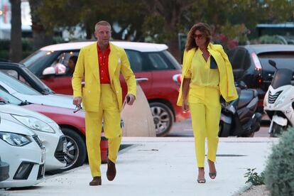 Lapo Elkann y Joana Lemos, en Ibiza el pasado junio de 2020.