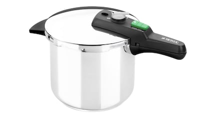 olla a presión de acero inoxidable
